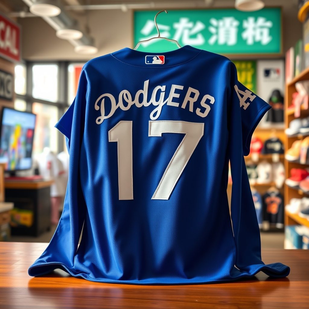 ドジャース17番ホームジャージ