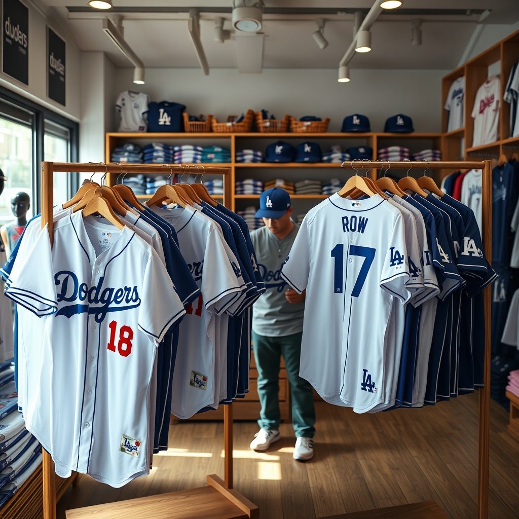 ロサンゼルス・ドジャース 17番 ホームジャージ