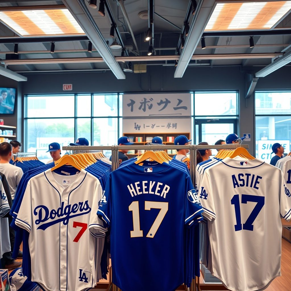 ロサンゼルス・ドジャースの17番ジャージ
